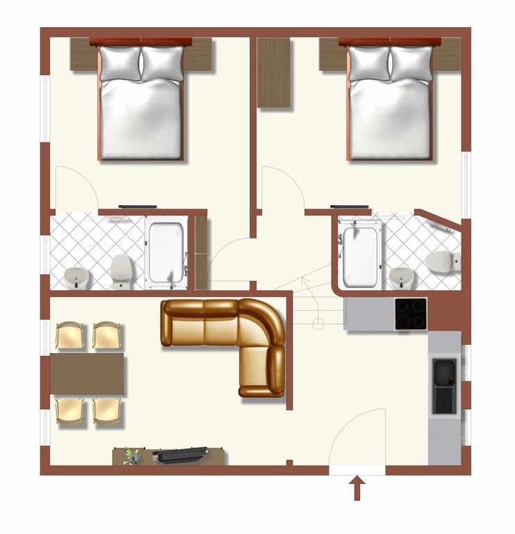 Appartement Kichelerhof Strass im Zillertal Værelse billede